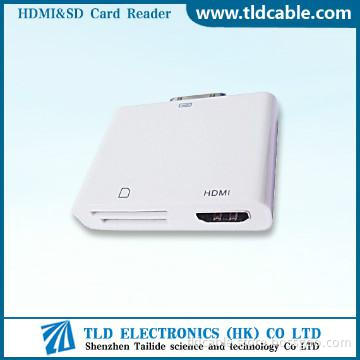 Dock Connector to HDMI Adapter & SD Card Reader